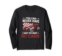 Design Divertente da Corsa RC con Scritta in Lingua Inglese You Can Never Have Too Many RC Maglia a Manica