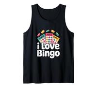Design Divertente del Gioco I Love Bingo Entusiast Canotta