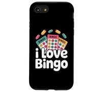 Design divertente del gioco I Love Bingo Entusiast Custodia per iPhone SE (2020) / 7/8