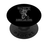 Design divertente del motociclo in gomma lato su lato lucido PopSockets PopGrip Adesivo