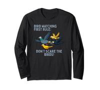 Design Divertente della Regola per Il Birdwatching Maglia a Manica