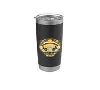 Design divertente in lingua tedesca "German Is My Superpower" Bicchiere termico in acciaio inox doppia parete
