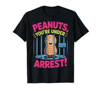 Design Divertente Peanuts You're Under Arrest Maglietta