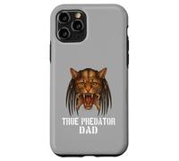 Design divertente per amanti dei gatti e papà con scritta "The True Predator Dad" Custodia per iPhone 11 Pro