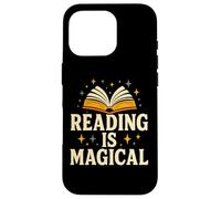 Design divertente per amanti dei libri "Reading Is Magic" Custodia per iPhone 16 Pro
