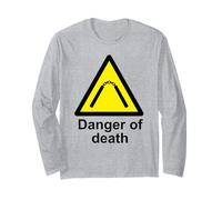 Design Divertente per Arti Marziali Pericolo di Morte Maglia a Manica