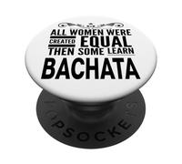 Design divertente per donne che imparano Bachata per amanti della danza latina PopSockets PopGrip Adesivo