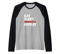 Design Divertente per Gli Amanti del Braccio Maglia con Maniche Raglan