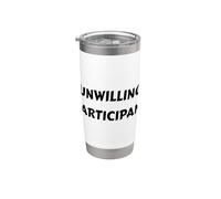 Design divertente per partecipanti riluttanti per introversi e timidi Pe Bicchiere termico in acciaio inox doppia parete