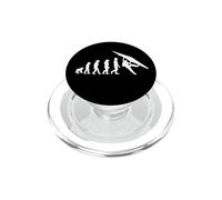 Design divertente per principianti con evoluzione dell'arrampicata su roccia PopSockets PopGrip per MagSafe