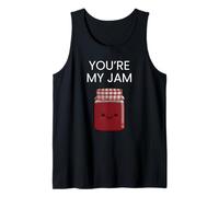 Design Divertente per San Valentino con Scritta You're My Jam Canotta