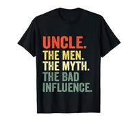 Design divertente per zio e uomo, The Bad Influence Uncle Maglietta