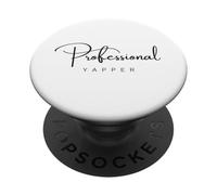 Design divertente professionale Yapper per persone chiacchiere PopSockets PopGrip Adesivo