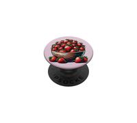Design dolce fragola: estetica Y2K PopSockets PopGrip Adesivo