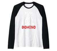 Design Domino con Nome del Gatto - all You Need is Love! Maglia con Maniche Raglan
