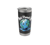 Design ecologico | Non pianeta B Bicchiere termico in acciaio inox doppia parete