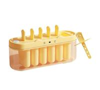 Design Eisform - Katze | 6 Silikon am Maker - DIY Form für Kinder Saft Smoothies BPA Frei Einfaches Lösen Rosa Blau Gelb 1er Packung Zubehör Set Design 2026