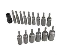 Design elegante compatto 15 pezzi esagonale chiave a bussola kit perfettamente confezionato in una custodia per un facile trasporto durante le riparazioni