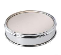 Design elegante di un setaccio di prova in filo cromato da 20 cm, perfetto per ispezioni (600 maglie)