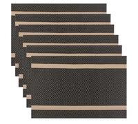 Design Elegante e Moderno in Confezione da Sei Tappetini Lavabili in PVC