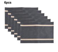 Design Elegante e Moderno in Confezione da Sei Tappetini Lavabili in PVC