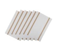 Design Elegante e Moderno in Confezione da Sei Tappetini Lavabili in PVC