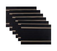 Design Elegante e Moderno in Confezione da Sei Tappetini Lavabili in PVC