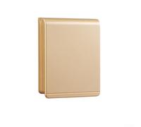 Design elegante e ultrasottile, resistente all'acqua, in un set da sei che si adatta perfettamente alle tue esigenze standard di presa (oro)