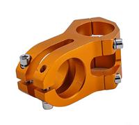 Design elegante, regolabile 31 8 millimetri in lega di alluminio bicicletta breve manubrio stelo, Stem (arancione)