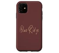 Design elegante vintage Blue Ridge Georgia Custodia per iPhone 11