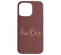Design elegante vintage Blue Ridge Georgia Custodia per iPhone 15 Pro Max
