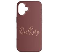 Design elegante vintage Blue Ridge Georgia Custodia per iPhone 16