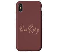 Design elegante vintage Blue Ridge Georgia Custodia per iPhone X/XS