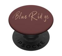 Design elegante vintage Blue Ridge Georgia PopSockets PopGrip Adesivo