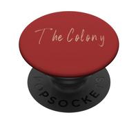 Design elegante vintage Colony Texas PopSockets PopGrip Adesivo