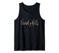 Design elegante vintage di Beverly Hills California Canotta