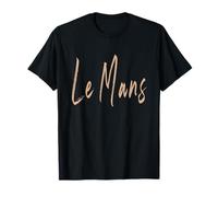 Design Elegante Vintage di Le Mans Francia Maglietta