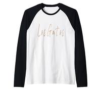 Design elegante vintage di Los Gatos California Maglia con Maniche Raglan