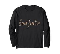 Design elegante vintage Grand Junction Colorado Maglia a Manica