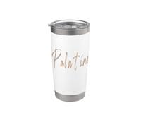 Design elegante vintage Palatine Illinois Bicchiere termico in acciaio inox doppia parete