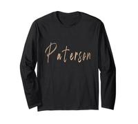 Design Elegante Vintage Paterson New Jersey Maglia a Manica