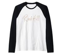 Design Elegante Vintage Rock Hill South Carolina Maglia con Maniche Raglan