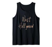 Design elegante vintage West Hollywood California Canotta