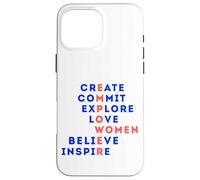 Design Empowerment Donna Scritte Motivazionali EMPOWER Custodia per iPhone 16 Pro Max