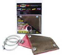 Design Engineering Scudo termico per tubi di scarico e condotti, titanio, da 10,2 x 2,5 cm, rivestimento leggero, durevole e resistente alle alte temperature, protezione termica e isolamento superiori