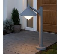 Design Esterno Supporto Lampada Alluminio Balcone Veranda Faretto Luce Grigio [EEK: Inaditato]