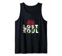 Design estetico con Farfalle e Rose dell'anima perduta Canotta