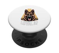 Design fedele alla fedeltà del cane da pastore tedesco AF PopSockets PopGrip Adesivo