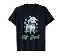 Design Fedele con Agnello e Pecora, per Cuori Che Amano Dio Maglietta