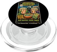 Design Film Horror Retro Finto con Popcorn Mostri Drive-In PopSockets PopGrip per MagSafe